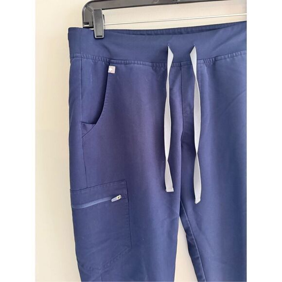 Figs Zamora Jogger Pants Navy Blue High Waisted Scrubs, Women’s M - Picture 4 of 8